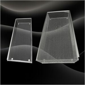 Stainless Steel Mesh Desk Organizer Set (2 Pieces)
